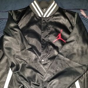 Jordan snap retro style jacket medium